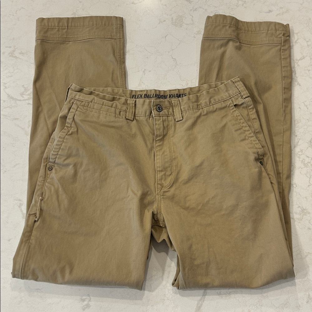 Duluth Trading Co Khaki Straight-Leg Chinos - Tan - Picture 16 of 16